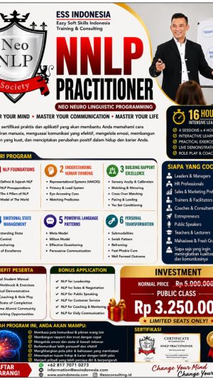 NNLP Practitioner – Neo Neuro Linguistic Programming Certification